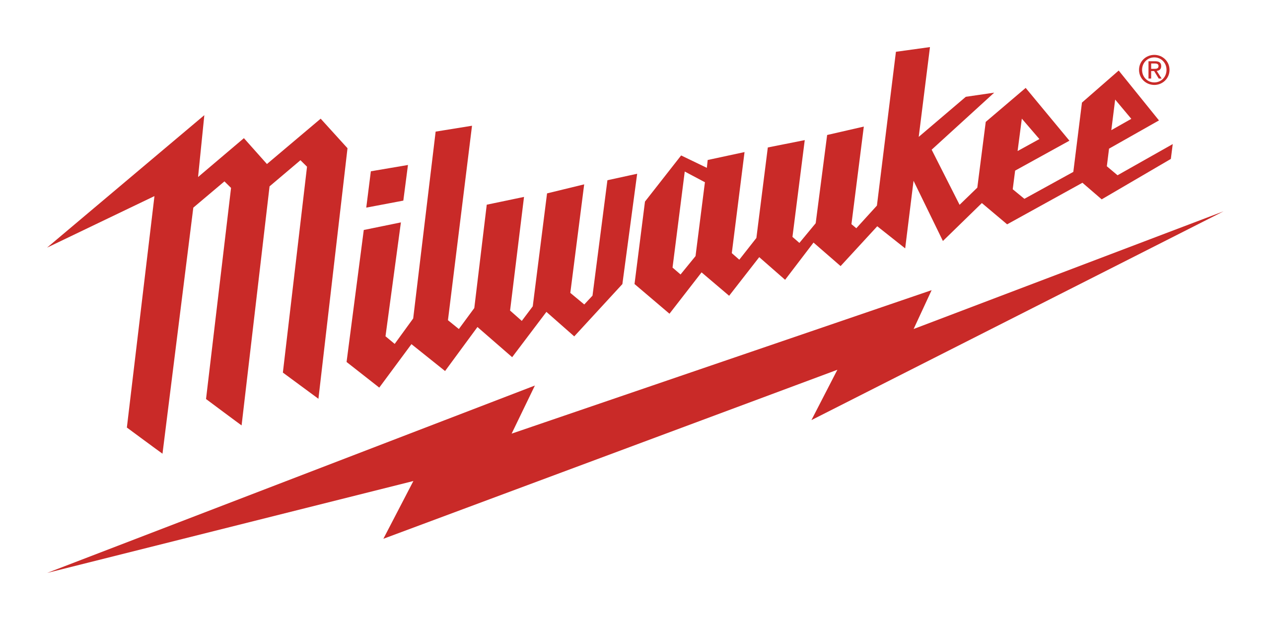 Milwaukee Tool logo, red lettering on white background