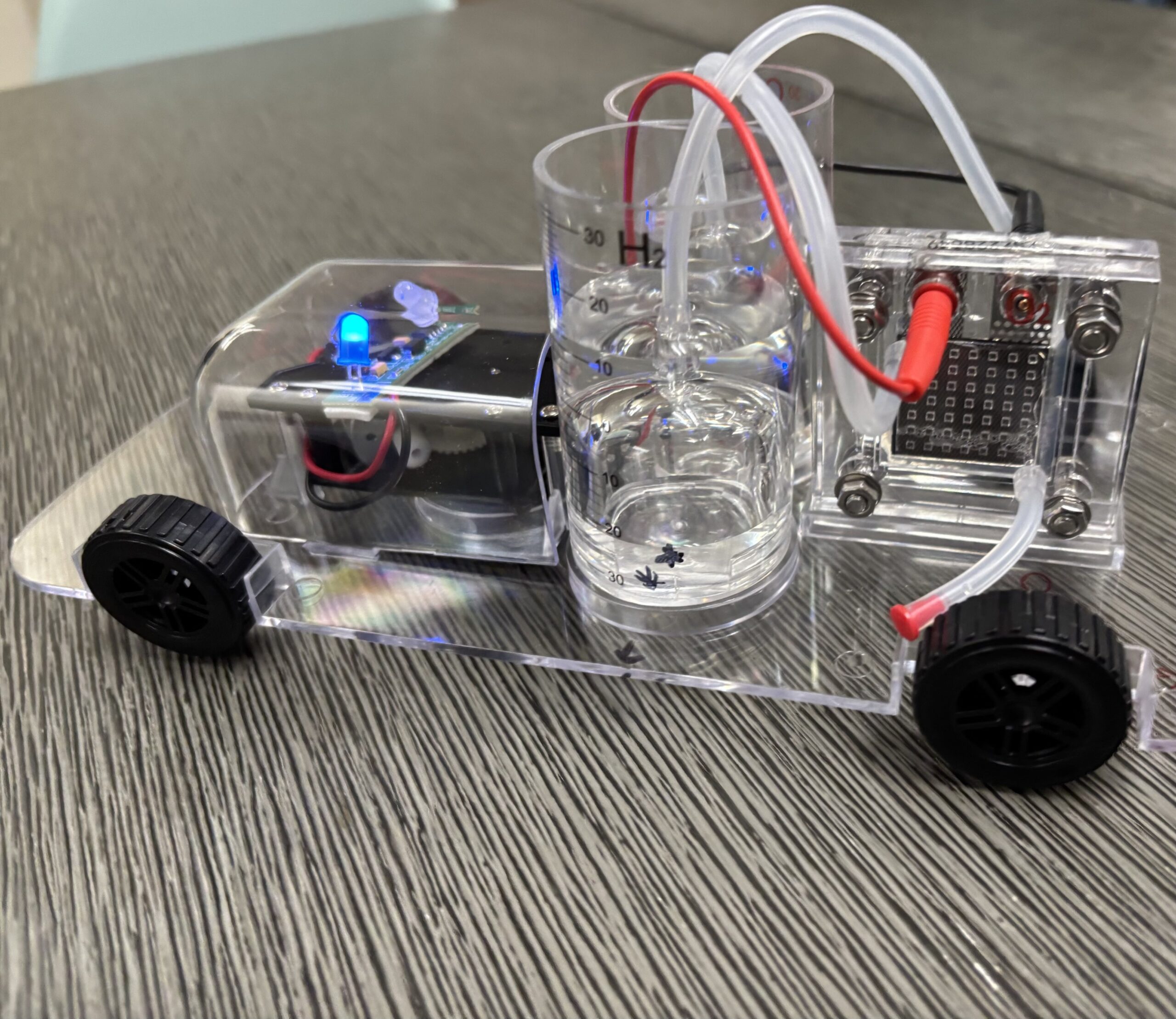 hydrogen fuel cell car demonstration photo